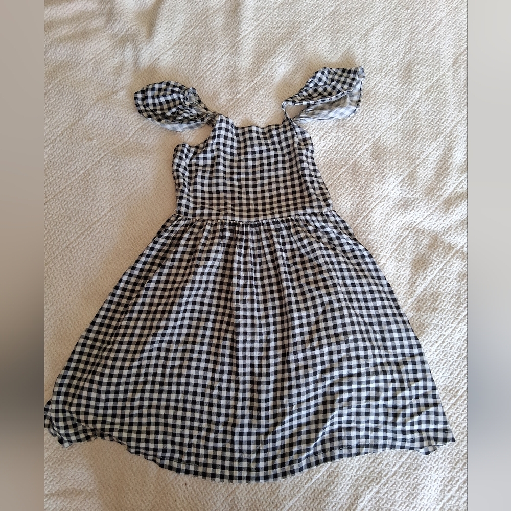 Nordstrom Black and Cream Textured Fabric